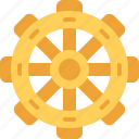 steering, wheel, ship, control, boat