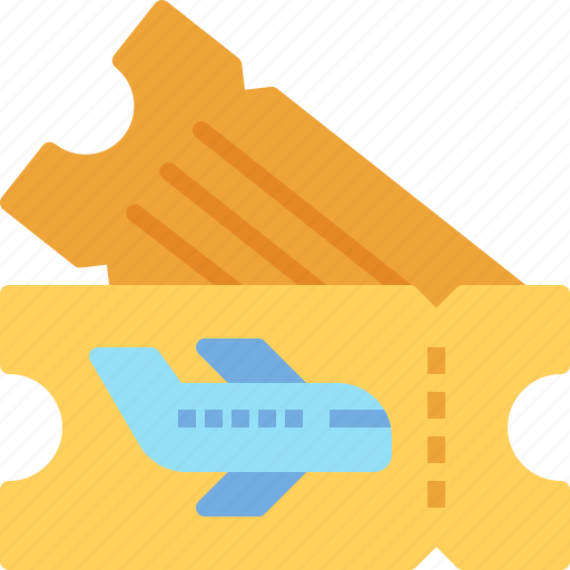 Ticket, flight, airplane, plane, holiday icon - Download on Iconfinder