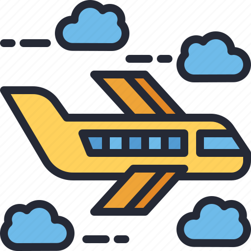 Plane, travel, flight, airplane, airport icon - Download on Iconfinder
