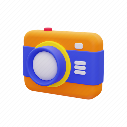 Camera, photo, image, picture, photography, gallery 3D illustration - Download on Iconfinder
