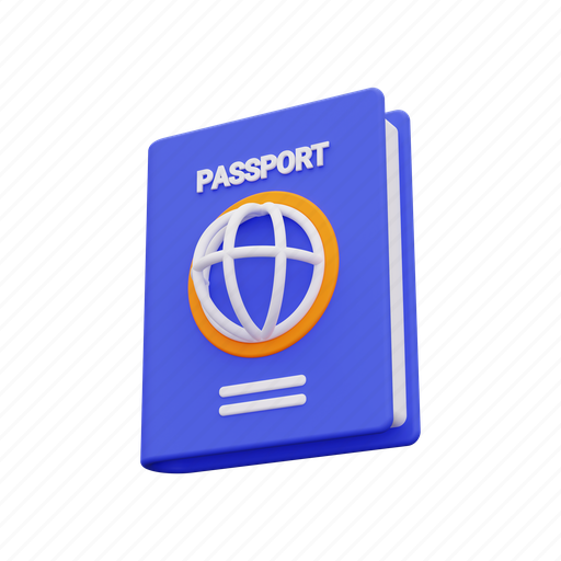 Passport, id card, identification, profile, document, identity, account 3D illustration - Download on Iconfinder
