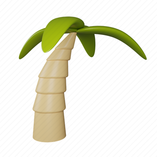 Palmtree, floral, tree, nature, plant 3D illustration - Download on Iconfinder