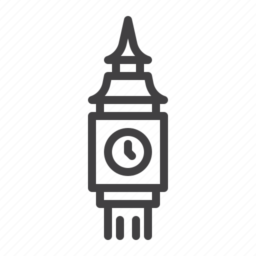 Big, ben, clock, tower icon - Download on Iconfinder