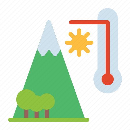Summer, weather, mountain, temperature icon - Download on Iconfinder
