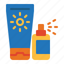 sunscreen, cream, sun, protection
