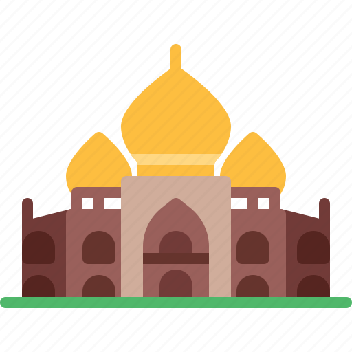 Taj, mahal, palace, indian icon - Download on Iconfinder