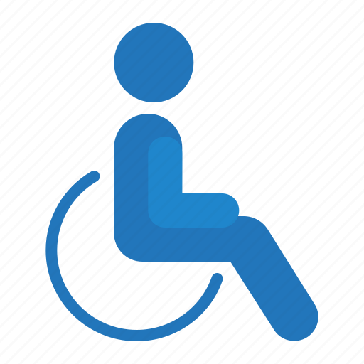 Wheelchair, handicap, disability, person icon - Download on Iconfinder
