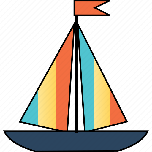 Travel, beach, holiday, sea, ship, thuyền, vacation icon - Download on Iconfinder