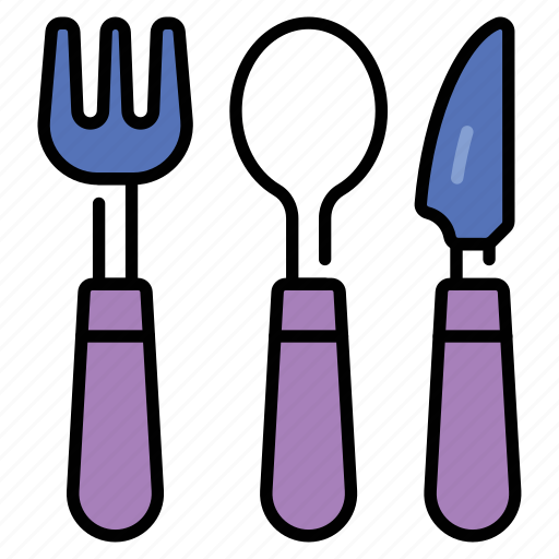 Food, set, kitchen, white, cutlery, fork, dinner icon - Download on Iconfinder