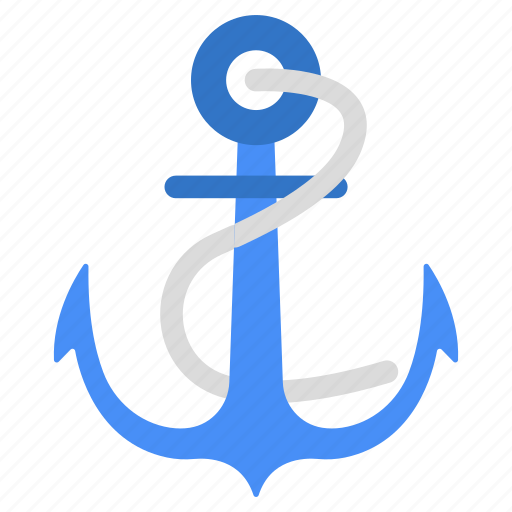Ship anchor, ship moor, harbor, device, nautical hook icon