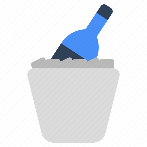 Wine bucket, alcohol, beer, whisky, brandy icon - Download on Iconfinder