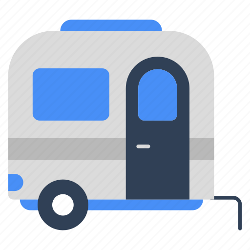 Camper van, caravan, vehicle, automobile, automotive icon - Download on Iconfinder