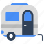 camper van, caravan, vehicle, automobile, automotive 