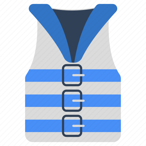 Lifejacket, air jacket, flotation device, buoyancy jacket, vest icon - Download on Iconfinder