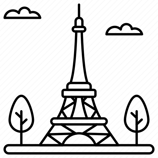 Eiffel tower, building, landmark, architecture, paris tower icon - Download on Iconfinder