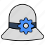 hat, cap, headpiece, headwear, headgear 