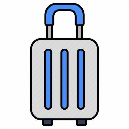 Trolley bag, baggage, briefcase, suitcase, carryall icon - Download on Iconfinder