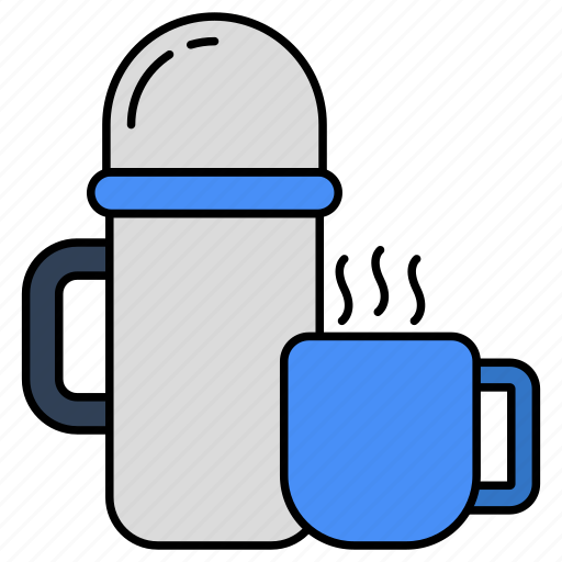 Thermos, tea flask, hot tea, teacup, tea mug icon - Download on Iconfinder