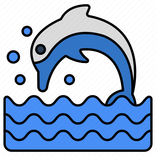 Fish, dolphin, whale, shark, sea animal icon - Download on Iconfinder