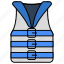 lifejacket, air jacket, flotation device, buoyancy jacket, vest 