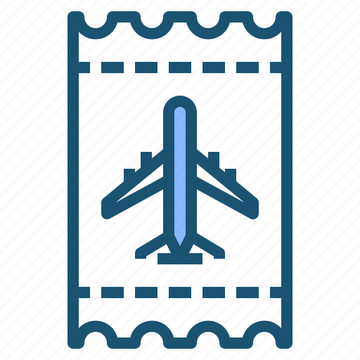 Airplane, flight, ticket icon - Download on Iconfinder