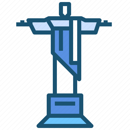 Artdeco, brazil, christ, jesus, redeemer, riodejaneiro, statue icon - Download on Iconfinder