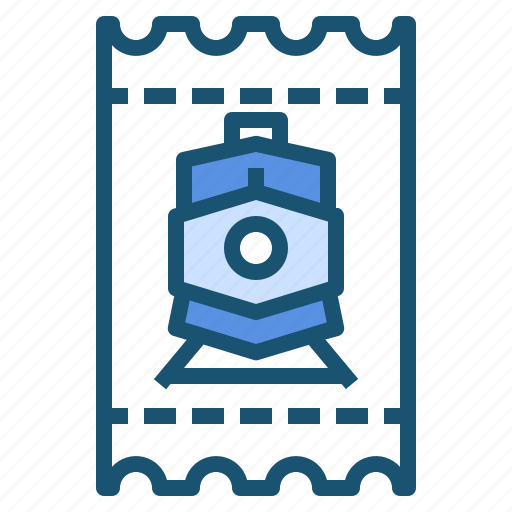 Railroad, railway, ticket, train icon - Download on Iconfinder