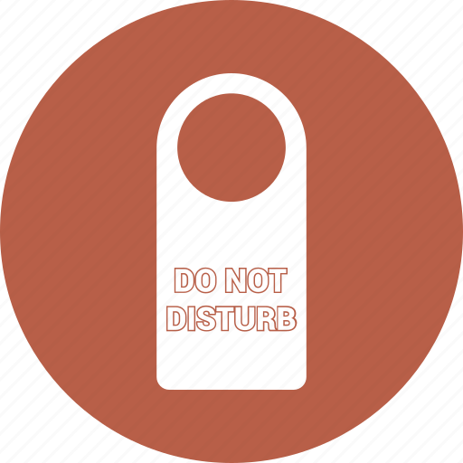 Do not disturb, hotel, sign icon - Download on Iconfinder
