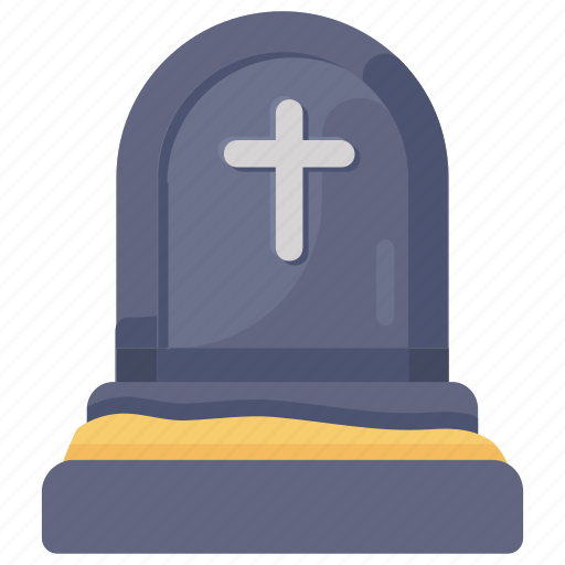 Cemetery stone, funeral home, grave, rip, tombstone icon - Download on Iconfinder