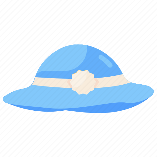 Beach hat, cap, hat, headwear, summer, summer hat icon - Download on Iconfinder