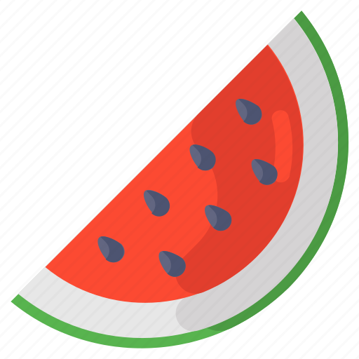 Healthy food, juicy fruit, nutritious food, organic fruit, slice, watermelon, watermelon slice icon - Download on Iconfinder