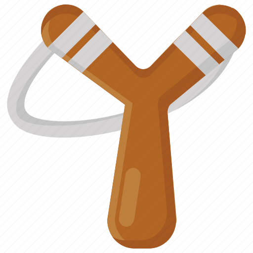 Bows, hunting accessory, hunting bowed, outdoor game, slingshot, wooden, wooden slingshot icon - Download on Iconfinder