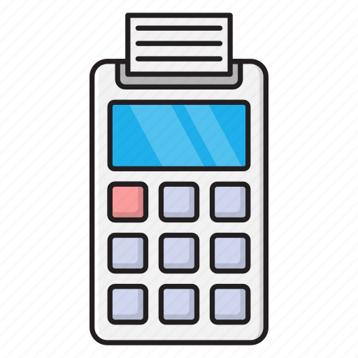 Bill, pay, receipt, machine, edc icon - Download on Iconfinder