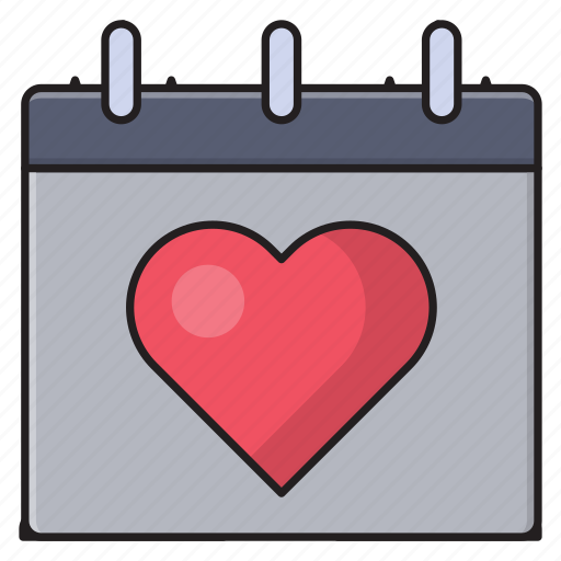 Favorite, date, like, calendar, valentine icon - Download on Iconfinder