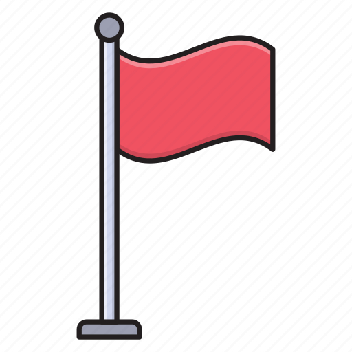 Waving, location, flag, sign, mark icon - Download on Iconfinder