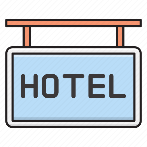 Nameplate, hanging, hotel, sign, board icon - Download on Iconfinder