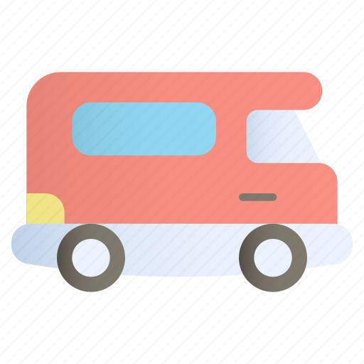 Travel, tourism, van, transport, delivery, truck, shipping icon - Download on Iconfinder