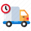 delivery time, van, transportar, carrier, truck