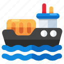 cargo ship, boat, container, vessel, ferighter