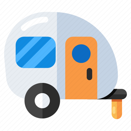Caravan, camper, van, car, travel icon - Download on Iconfinder