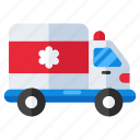 ambulance, van, vehicle, emergency, automobile