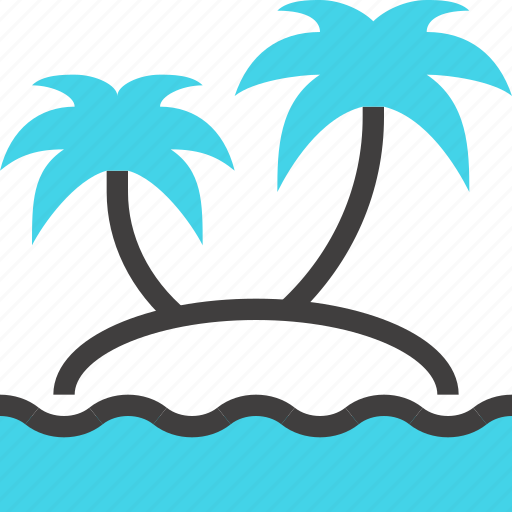 Island, leisure, palm, paradise, tourism, travel, vacation icon - Download on Iconfinder