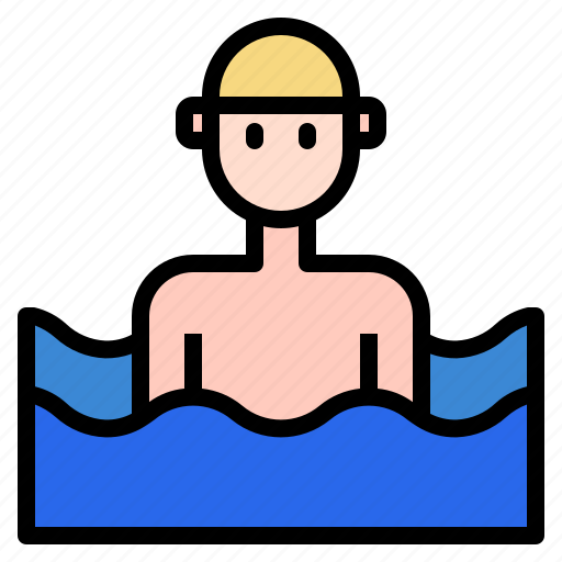 Male, avartar, man, vacation, sport, swinming, travel icon - Download on Iconfinder