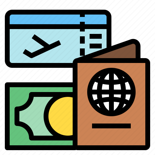 Travel, passport, ticket, money, vacation icon - Download on Iconfinder