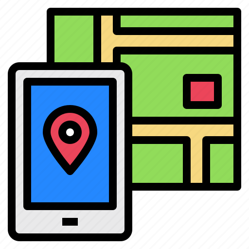 Travel, pin, map, smartphone, location, vacation icon - Download on Iconfinder