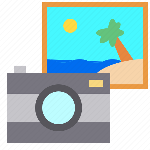 Photo, image, picture, travel, sea, camera, beach icon - Download on Iconfinder