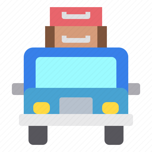 Car, vacation, transport, baggage, travel icon - Download on Iconfinder