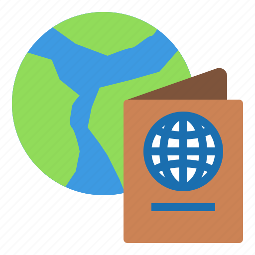 Travel, vacation, passport, globe icon - Download on Iconfinder