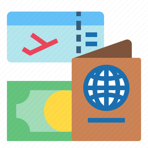 Travel, vacation, money, passport, ticket icon - Download on Iconfinder