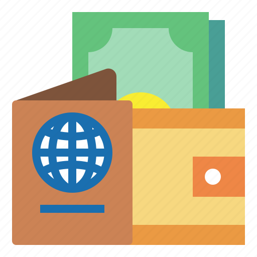 Travel, vacation, money, passport, wallet icon - Download on Iconfinder